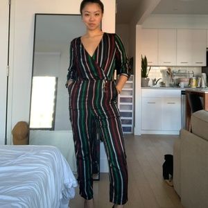 Ted Baker Striped Jumpsuit | Size 2